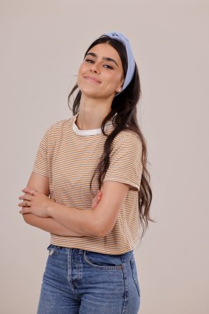 בייסיק תכלת - קלאסי צר